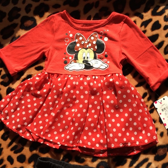 Disney Other - 3T girls two piece Minnie Mouse outfit